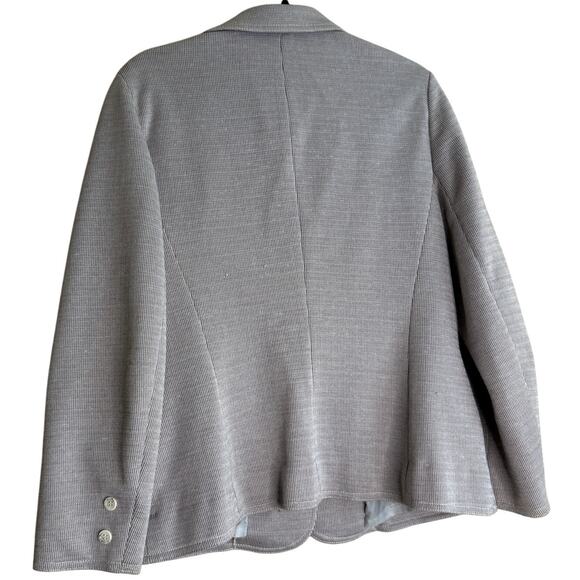 VTG Butte Knit Blazer Jacket Women Large Knit Business Cozy Neutral Minimalistic - Picture 2 of 14